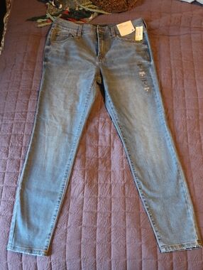 Aeropostale Women’s High Rise Jegging Seriously Stretchy Light Blue Skinny Jeans